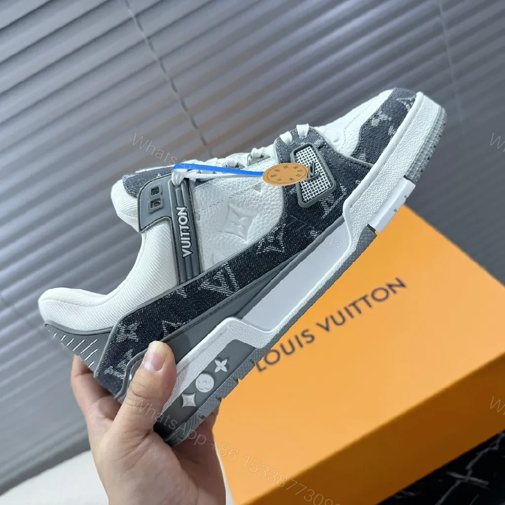 View 7 of Bold Monogram Mesh Sneaker: Luxe Street High-Top