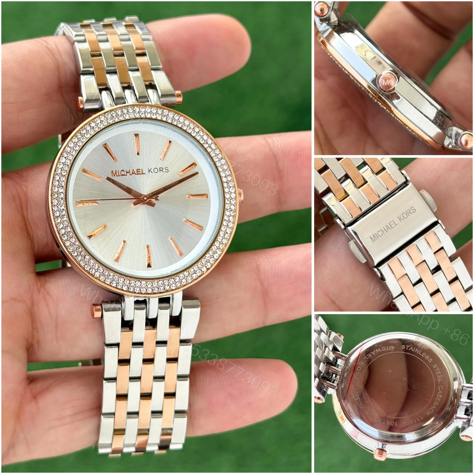 View 2 of Michael Kors Darci Crystal Bezel