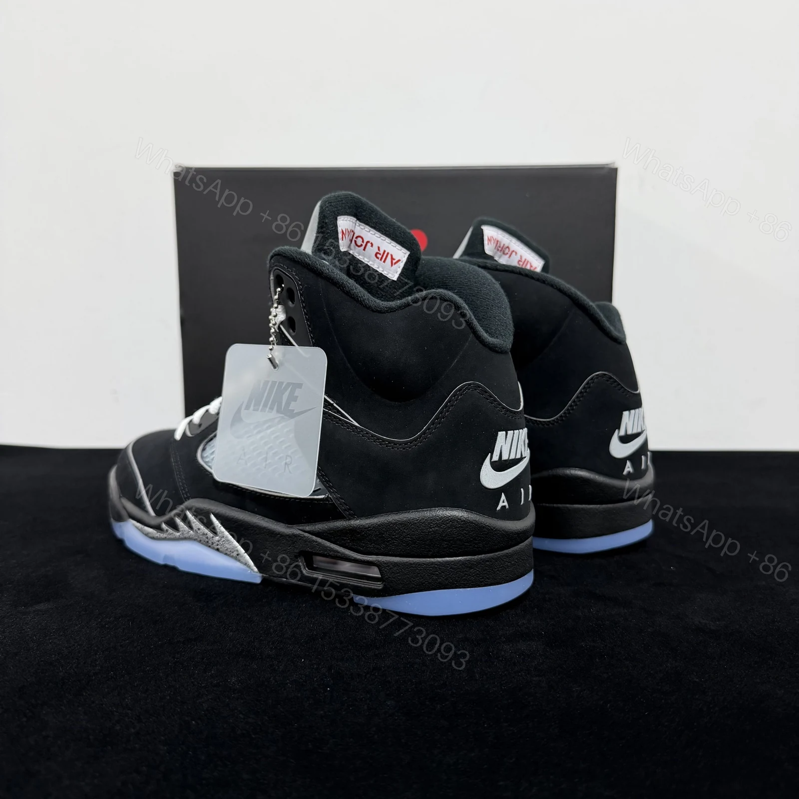 View 5 of Air Jordan 5 Retro ‘Black Metallic Reimagined’ Reps
