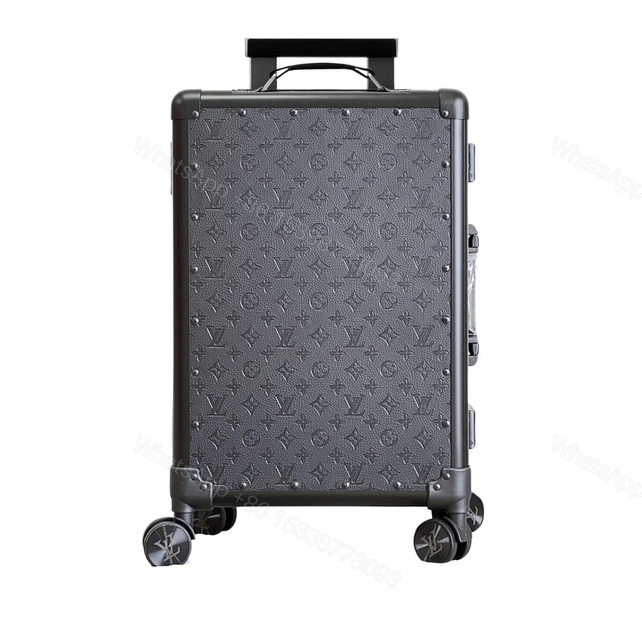 Louis Vuitton Horizon Rolling Trunk Suitcase Monogram Eclipse Coated Canvas Black 55Cm — view 1