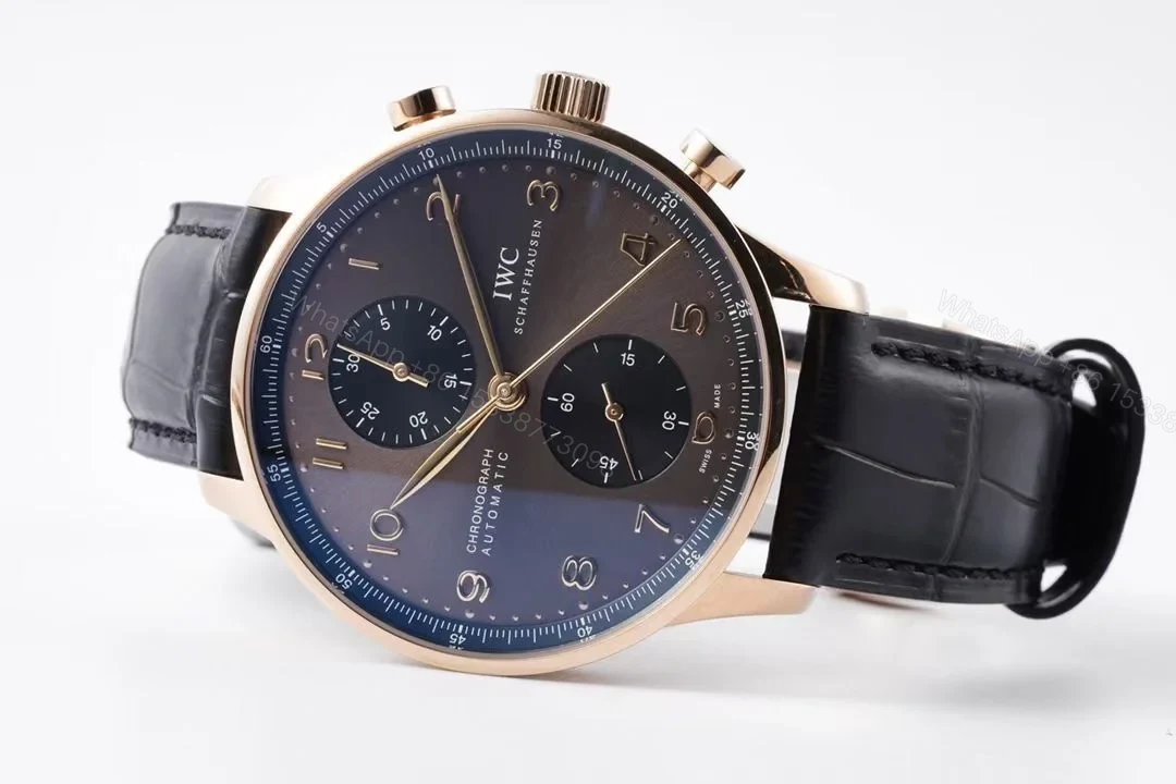 View 3 of IWC Portuguese Chrono-Automatic Red Gold / Slate IW3714-82