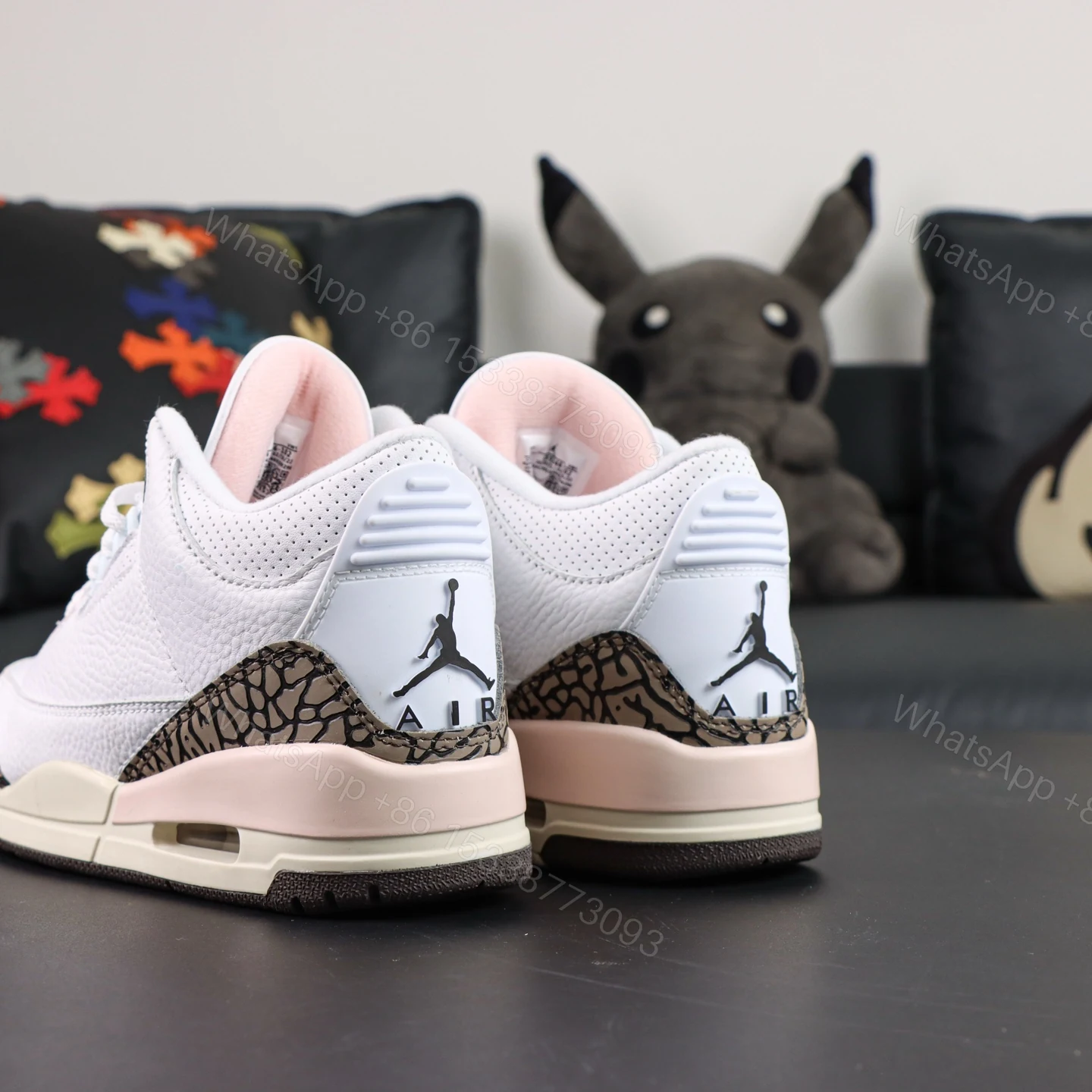 View 6 of Air Jordan 3 Retro Neapolitan Dark Mocha