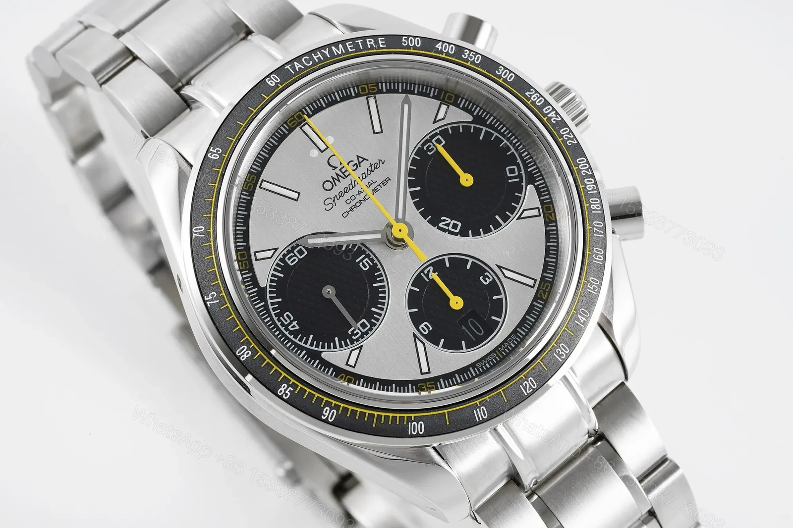 View 4 of Omega Speedmaster Series 326.32.40.50.06.001 Multifunction Chronograph Watch Silver with Black and White Dial Stainless Steel Bracelet