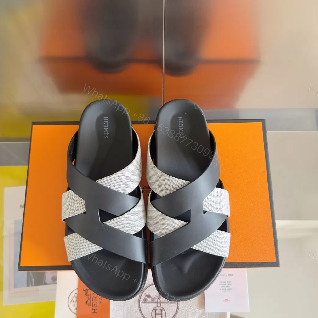 View 5 of Textured Straps Sandals: Sleek Comfort Luxury Sandals
