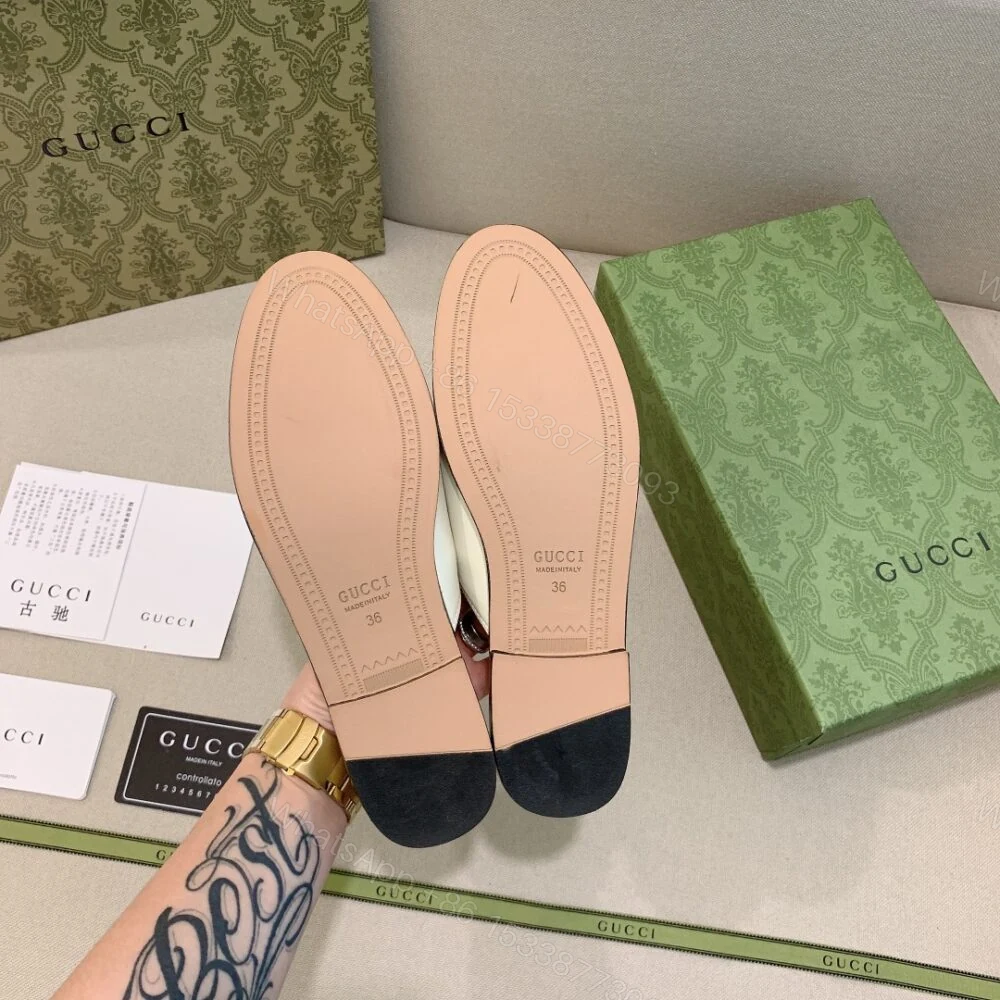 View 5 of Gucci Princetown Slipper White