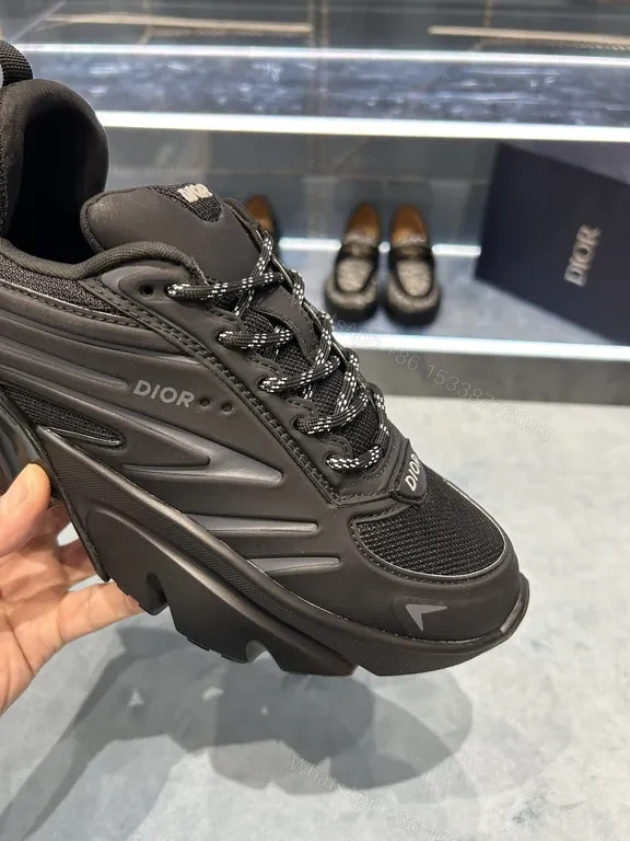 View 6 of Black Premium Dior-Inspired High-Top Sneaker with All-Day Comfort