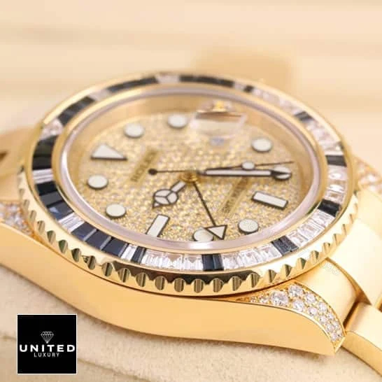 View 12 of Rolex Gold Diamond Watch Replica