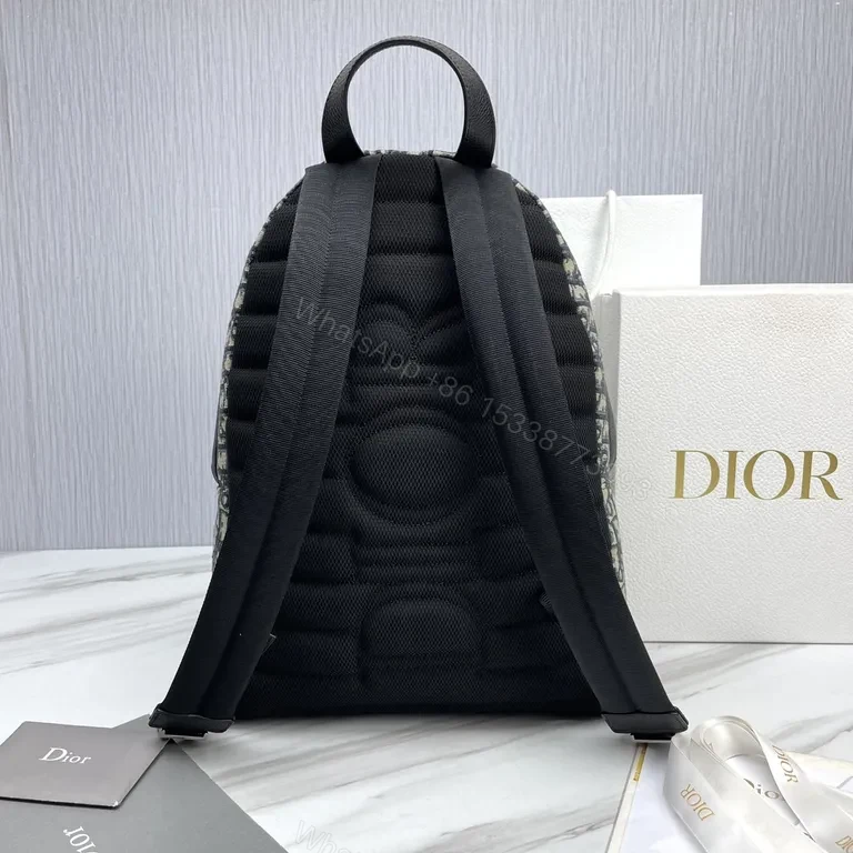 View 9 of Monogram-Dior Mini Backpack: Subtle Luxury, Everyday Versatility