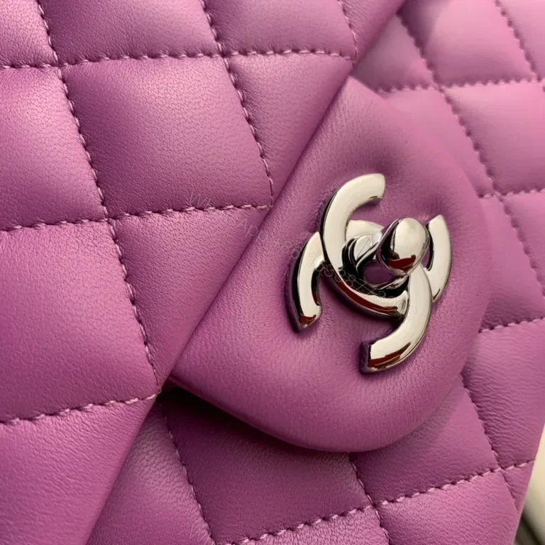 View 9 of Lavender Quilted Crossbody Bag â€“ Chic, Premium, Structured