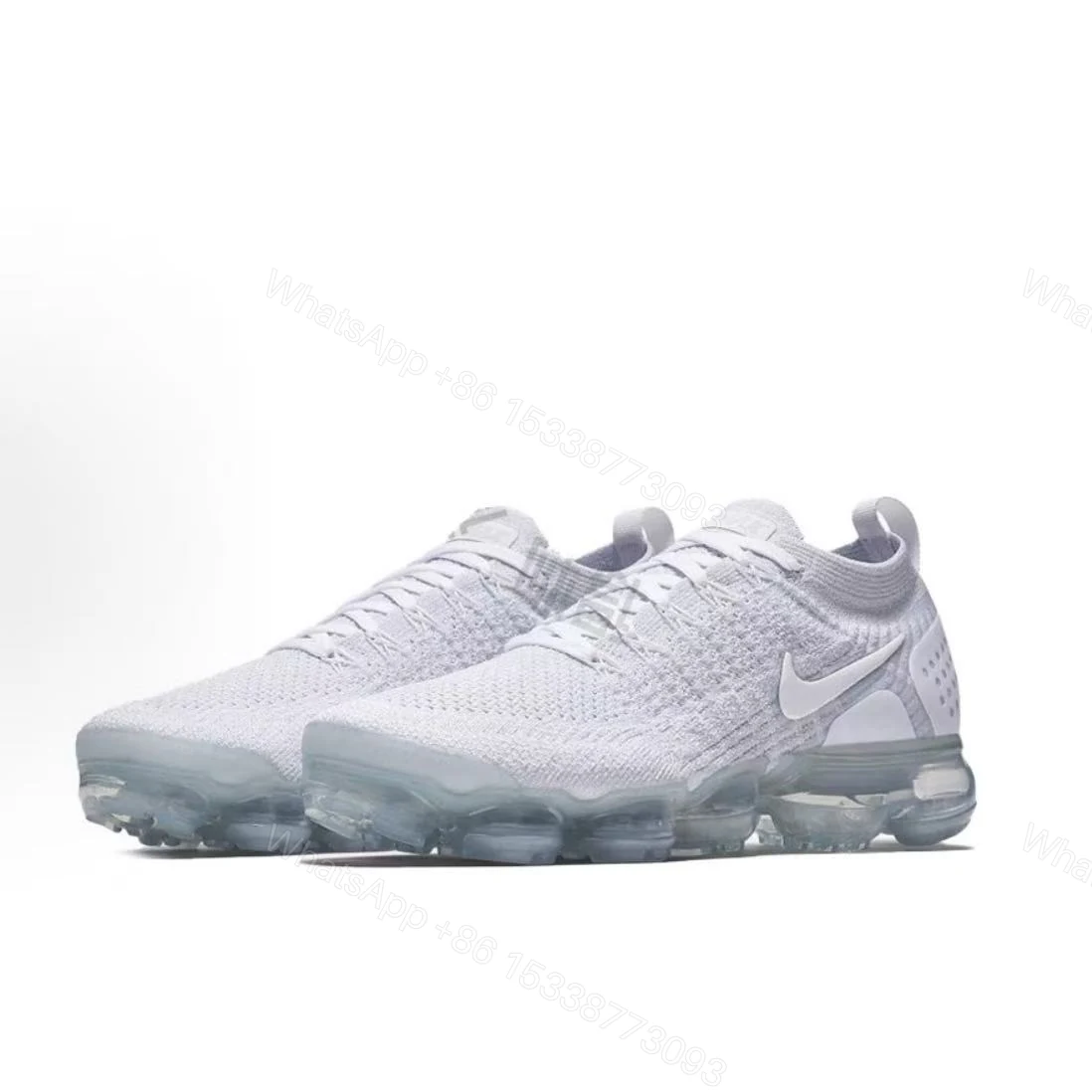 View 2 of Nike Air VaporMax Flyknit 2 White Pure Platinum 942842-100