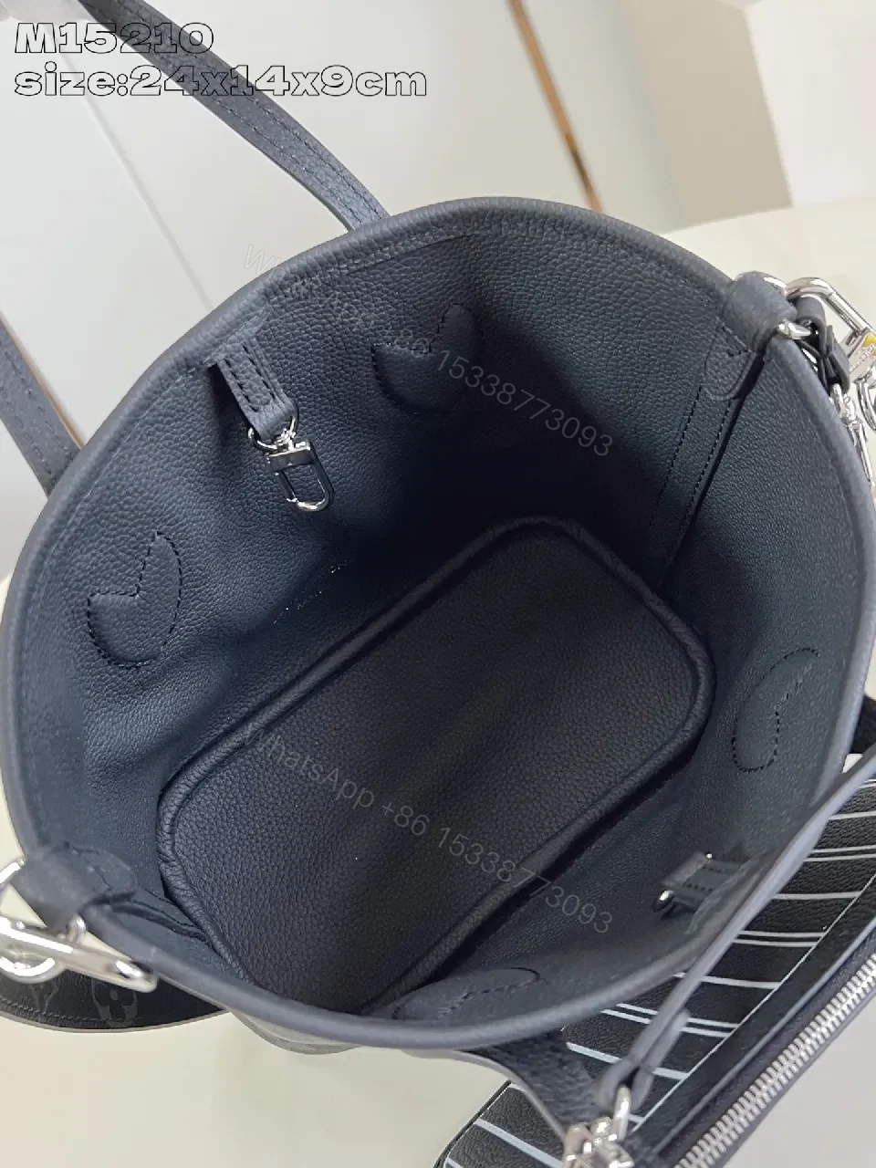 View 6 of Statement Bag: Graphic Panel Compact City Bag - Edgy Luxury
