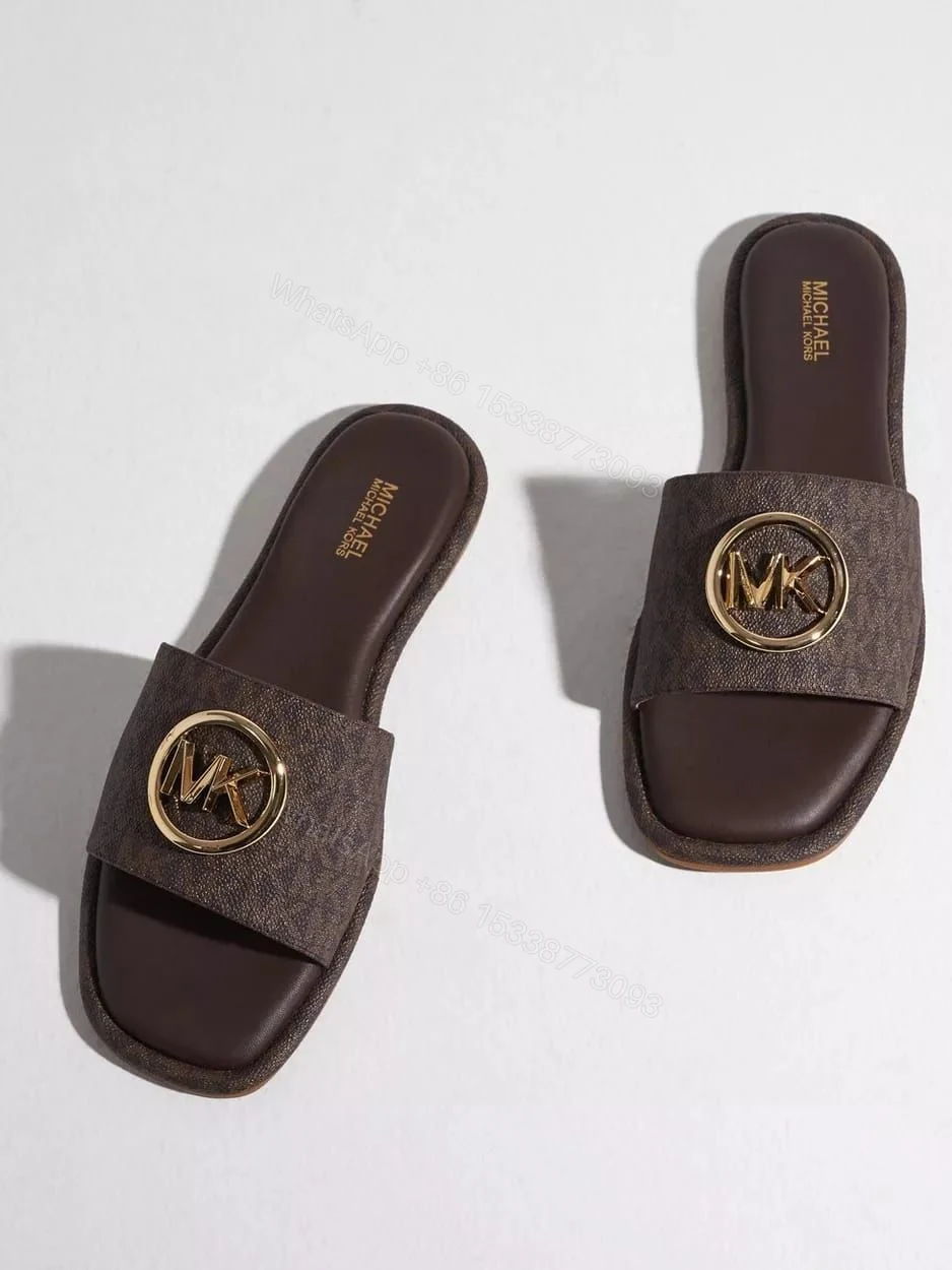 BUY FIRST COPY MICHAEL KORS FLATS FOR LADIES DESIGNER SANDALS — view 1