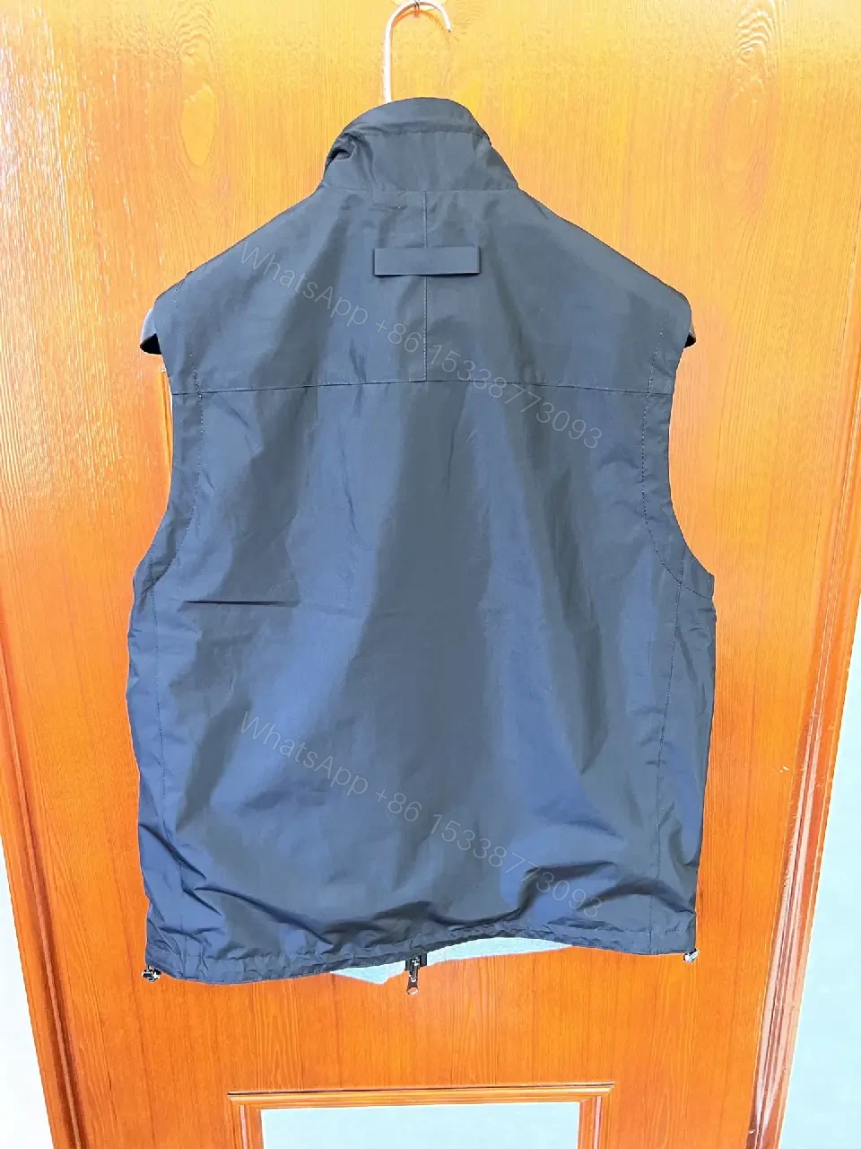 View 10 of Olive Lightweight Windbreaker Jacket with Hooded Zip-W Rolled-Edge