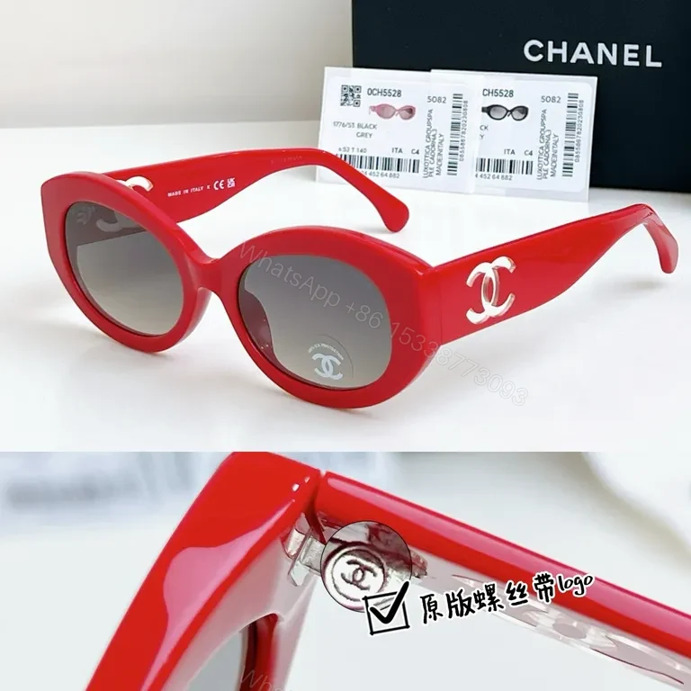 View 6 of Bold Pink Chanel-Inspired Eyewear Sunglasses