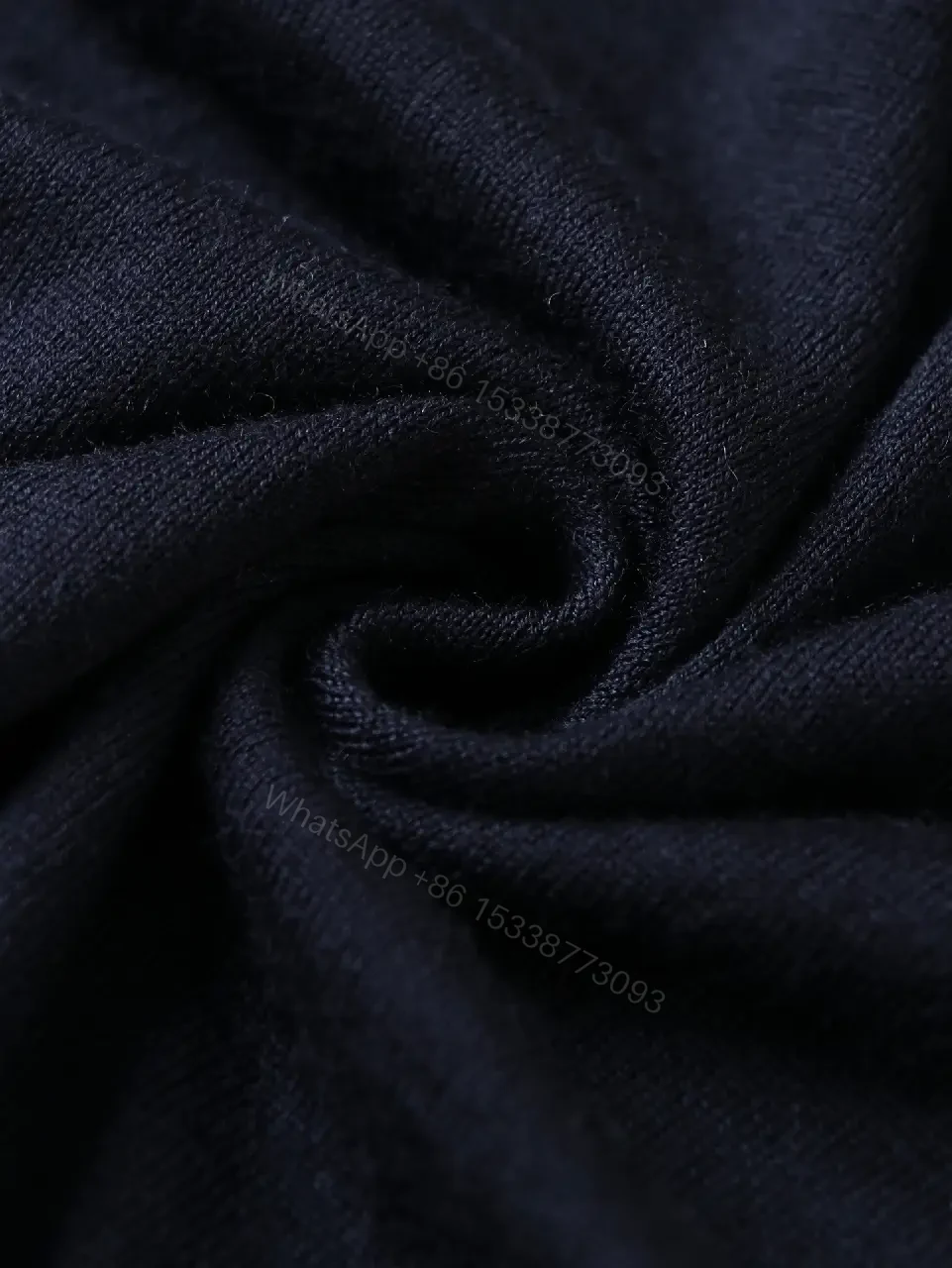 View 5 of Black Knit Tee Milano Logo Crewneck
