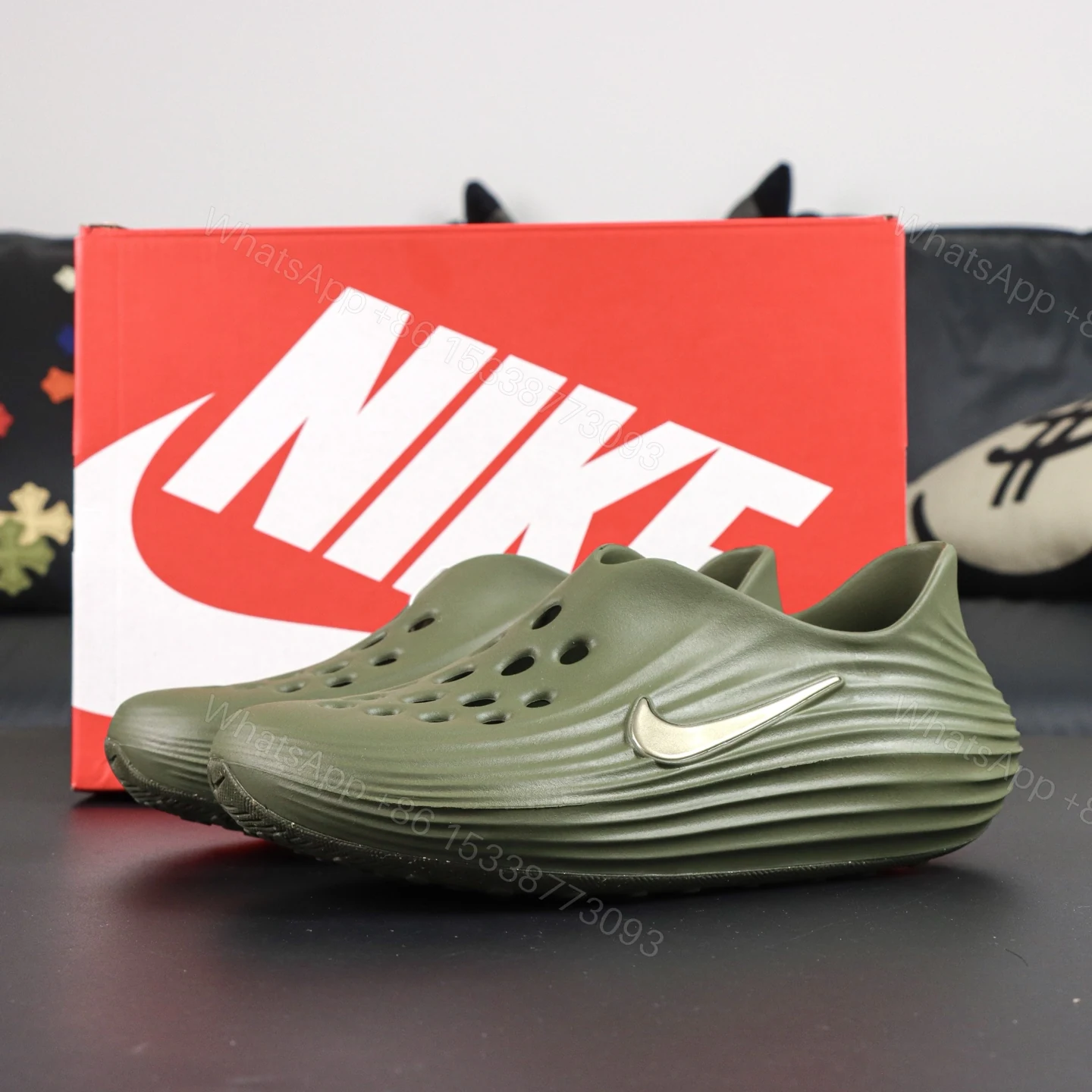 Nike ReactX Rejuven8 Medium Olive — view 1