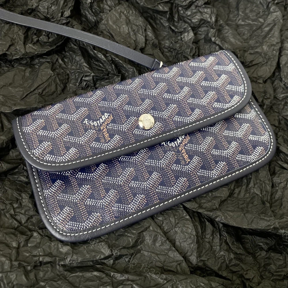 View 8 of 高仿Goyard*STLOUI5滿印Tote媽咪袋深藍大號免檢版