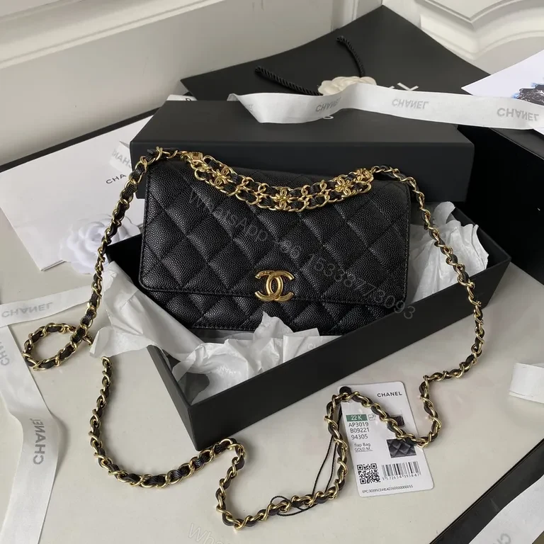 Chanel-Inspired Quilted Flap Bag: Timeless Luxury Shoulder Bag — view 1