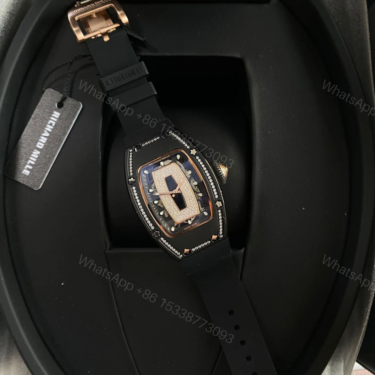 View 2 of Replica Richard Mille RM037 Blue Ceramic Case