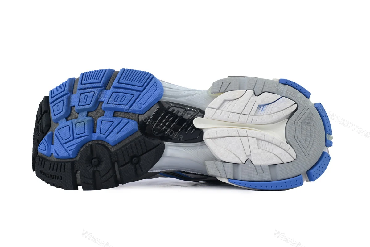 View 3 of Balenciaga Runner Sneaker 'Worn-Out - Blue Grey' 772774 W3RNY 4912