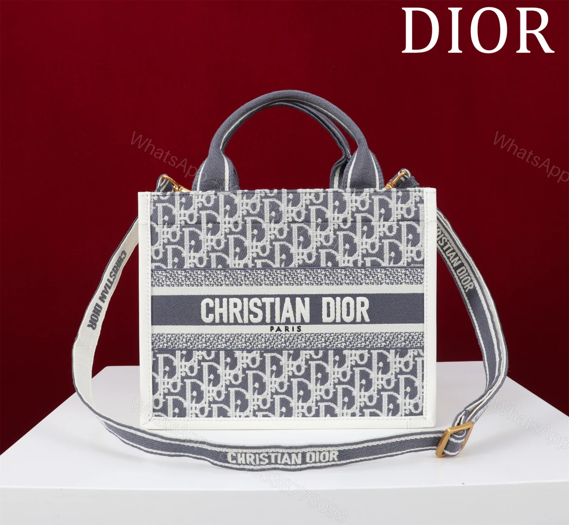 Dior 一比一Oblique托特包小號 經典藍標復刻 小巧時尚必備 — view 1