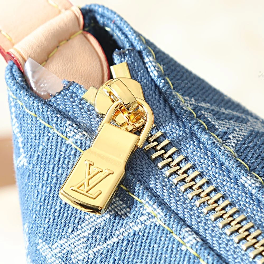 View 6 of Louis Vuitton Cruiser Toiletry Bag Blue Denim 22Cm M27945
