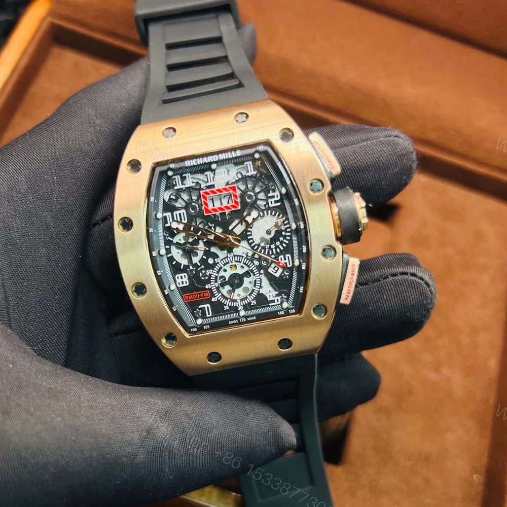 View 3 of Richard Mille RM 011 Felipe Massa Rose Gold Titanium