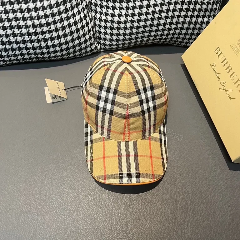 View 7 of Plaid Cap with Signature Check â€” Timeless Modern Fit