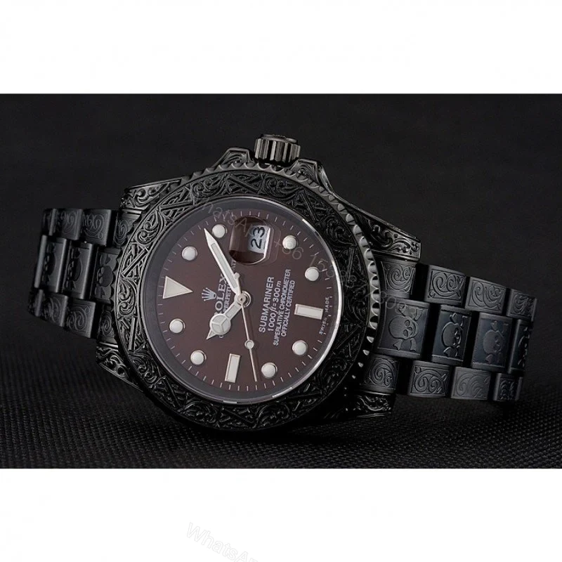 View 5 of Replica Rolex Submariner Brown Dial 1454075