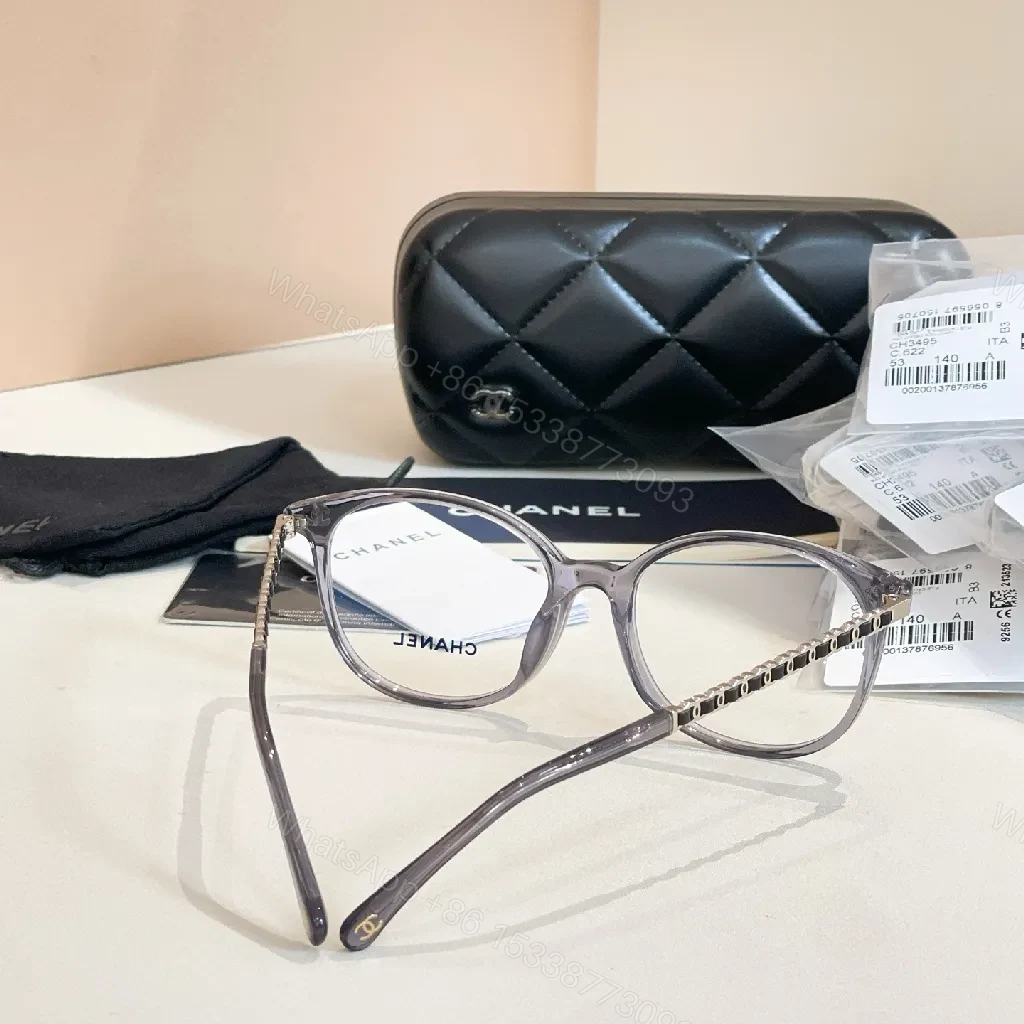 View 4 of Transparent Tx Eyewear – Modern Luxury, Subtle CC Accents