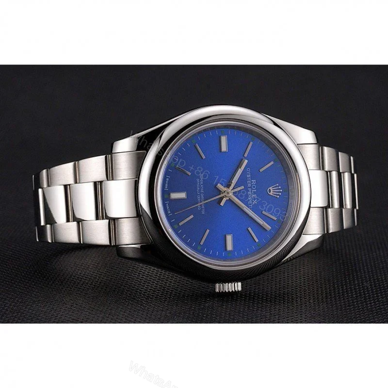 View 4 of Replica Rolex Oyster Perpetual Date Blue Dial REP016835 41 mm