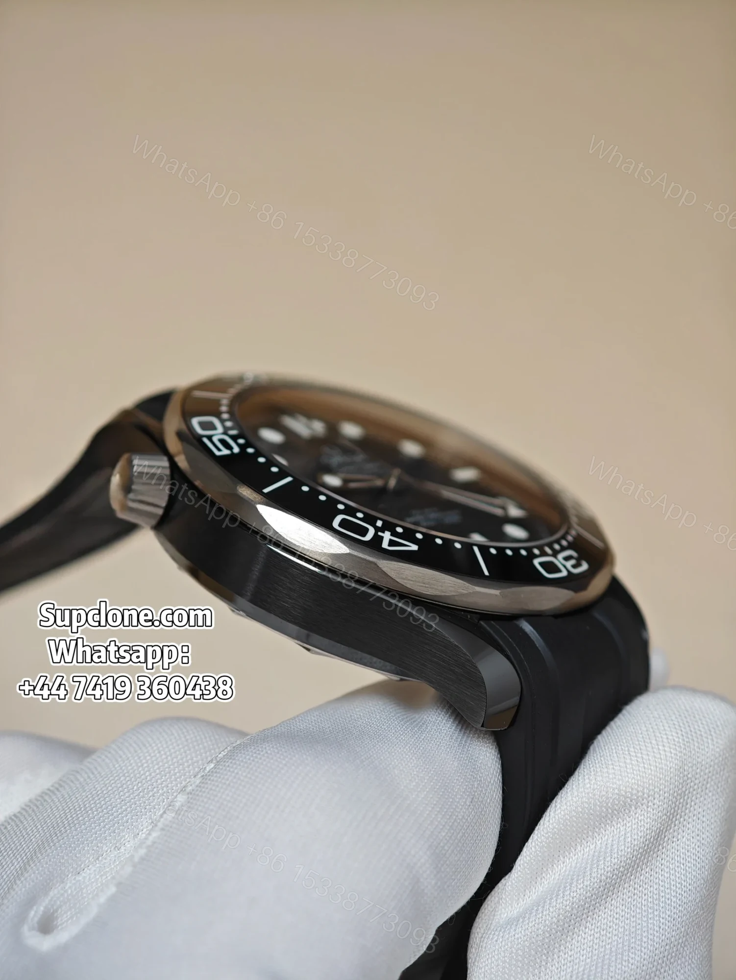 View 6 of Omega Super Clone Seamaster Diver 300M 43.5mm Titanium Ceramic