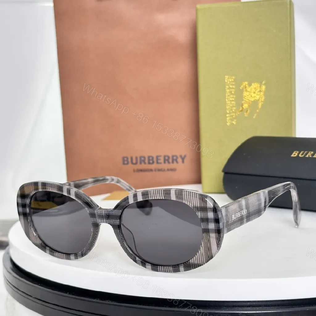 Plaid Frame Sunglasses – Premium Acetate, Polarized UV400 protection — view 1