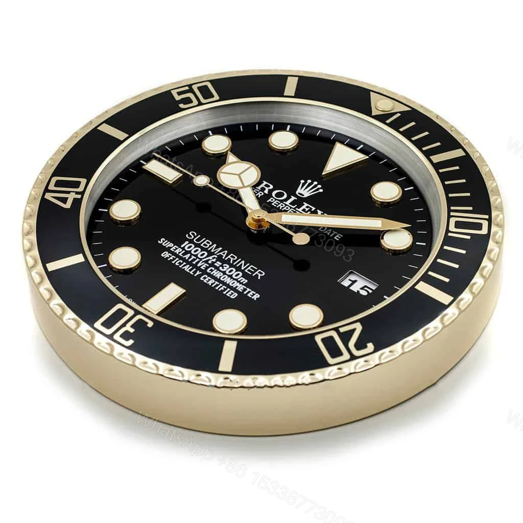 View 4 of ROLEX WALL CLOCK – SUBMARINER GOLD