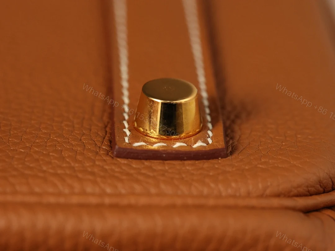 View 18 of 獨家純手工縫製高仿HermesBirkin30系列金棕金扣