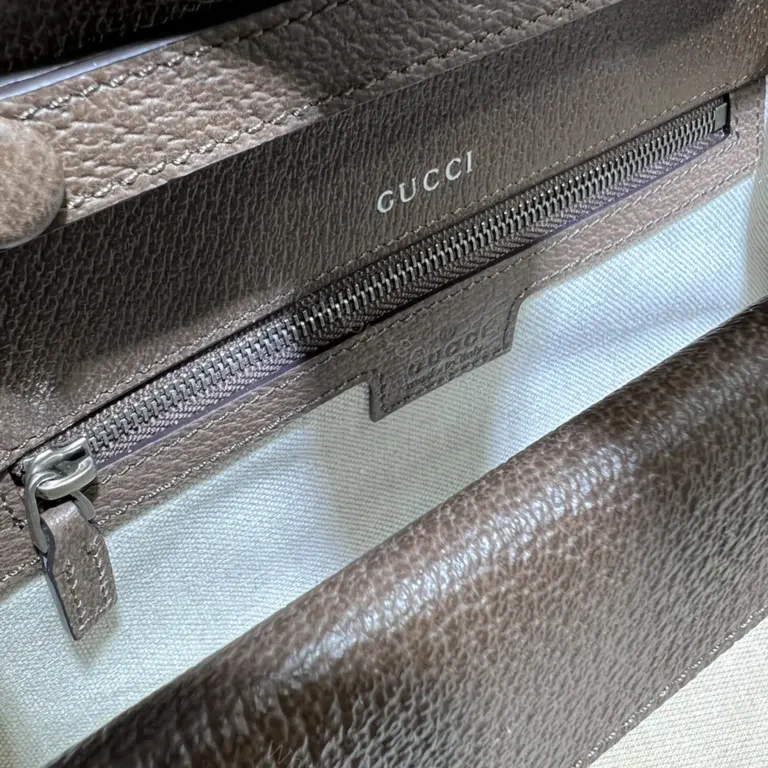 View 6 of Purple/Black GG Leather Belt Bag â€” Luxe Monogram, Crossbody Style