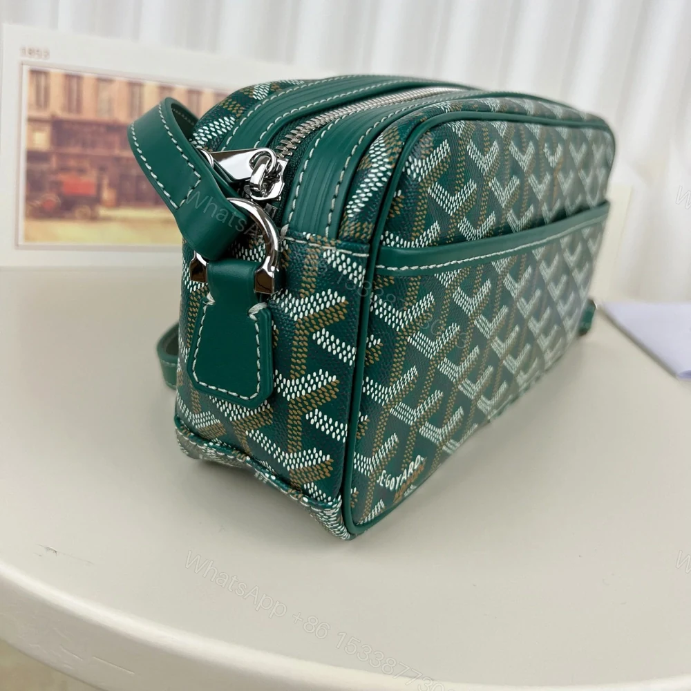 View 2 of 高仿Goyard*CAPVEP3相機郵差包綠色小號免檢版