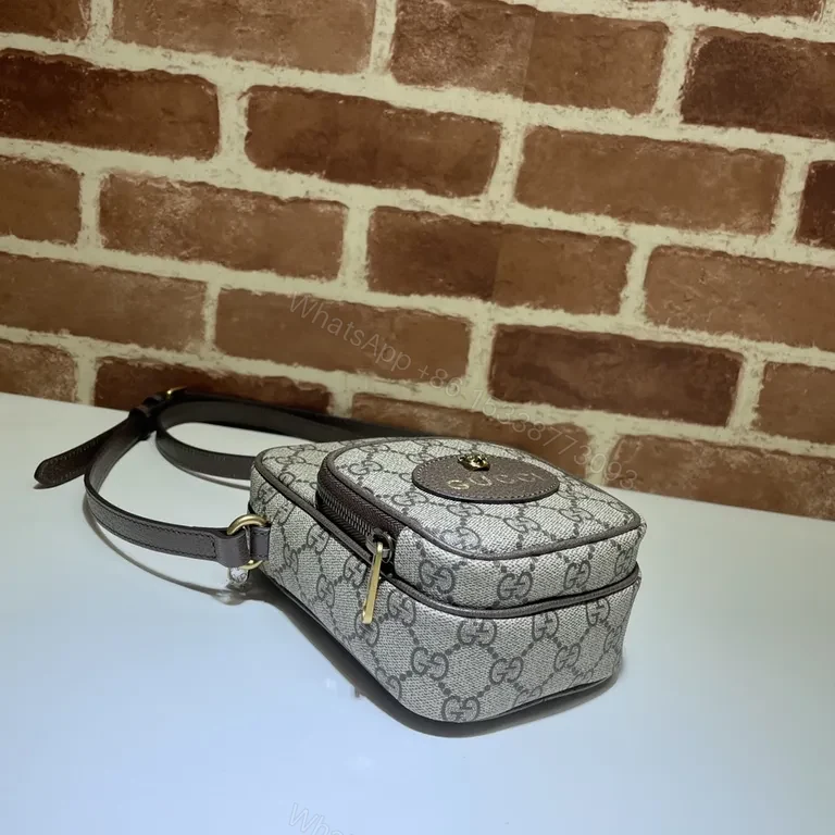 View 4 of G GG Supreme Compact Crossbody Backpack: Luxe Mini Style