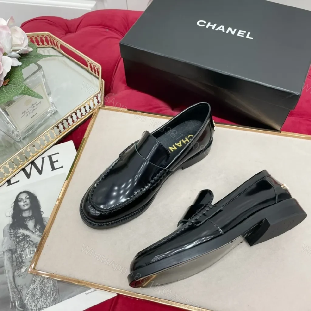 Black Patent Loafer + Patent Leather + Sleek + All-Day Comfort + Loafers — view 1