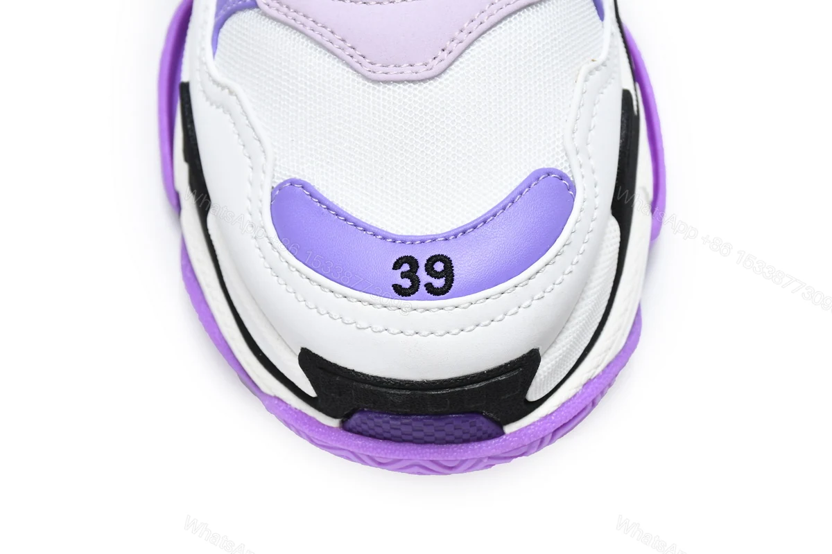 View 8 of Balenciaga Triple S White Pink Purple 524039 W09OH 9688