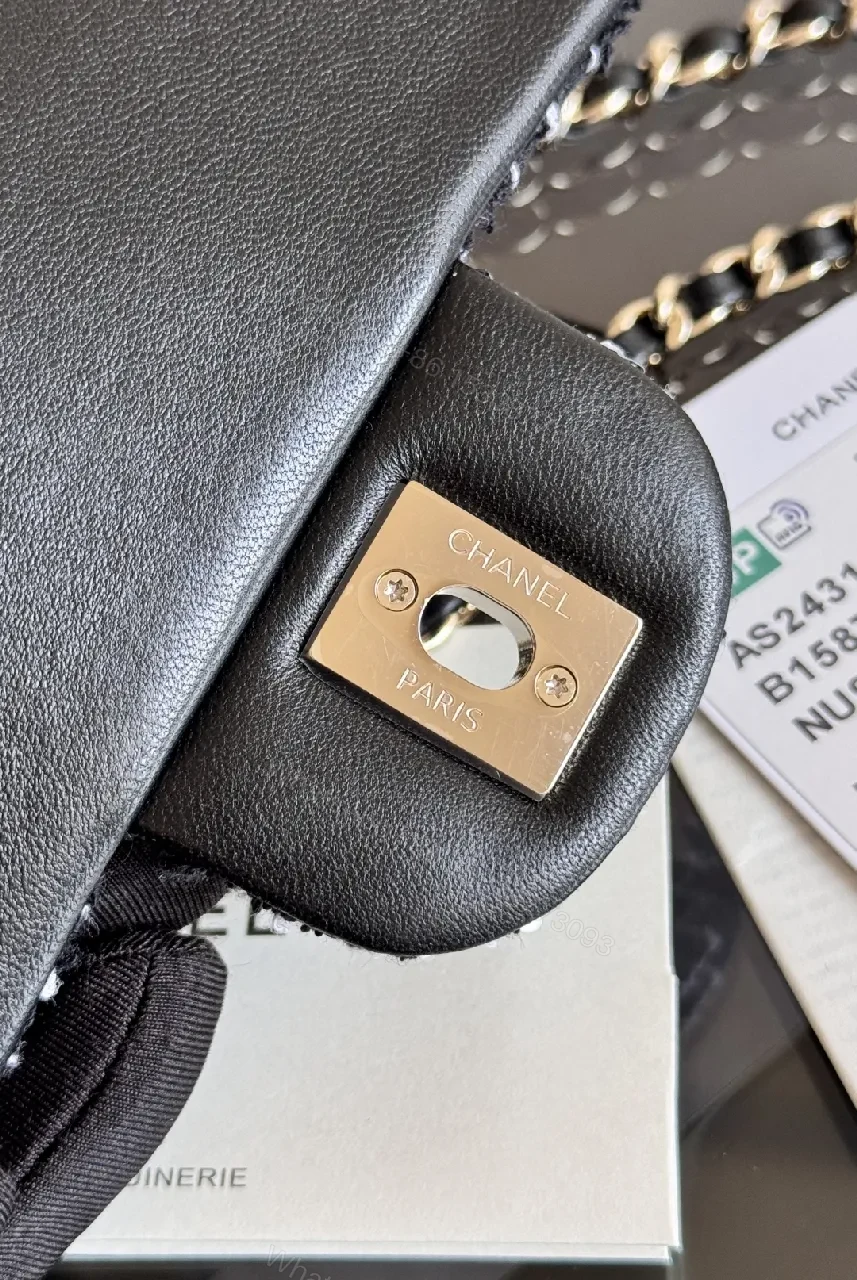 View 4 of Tweed Mini Bag: Chic Contrast, Versatile Day-to-Night Style