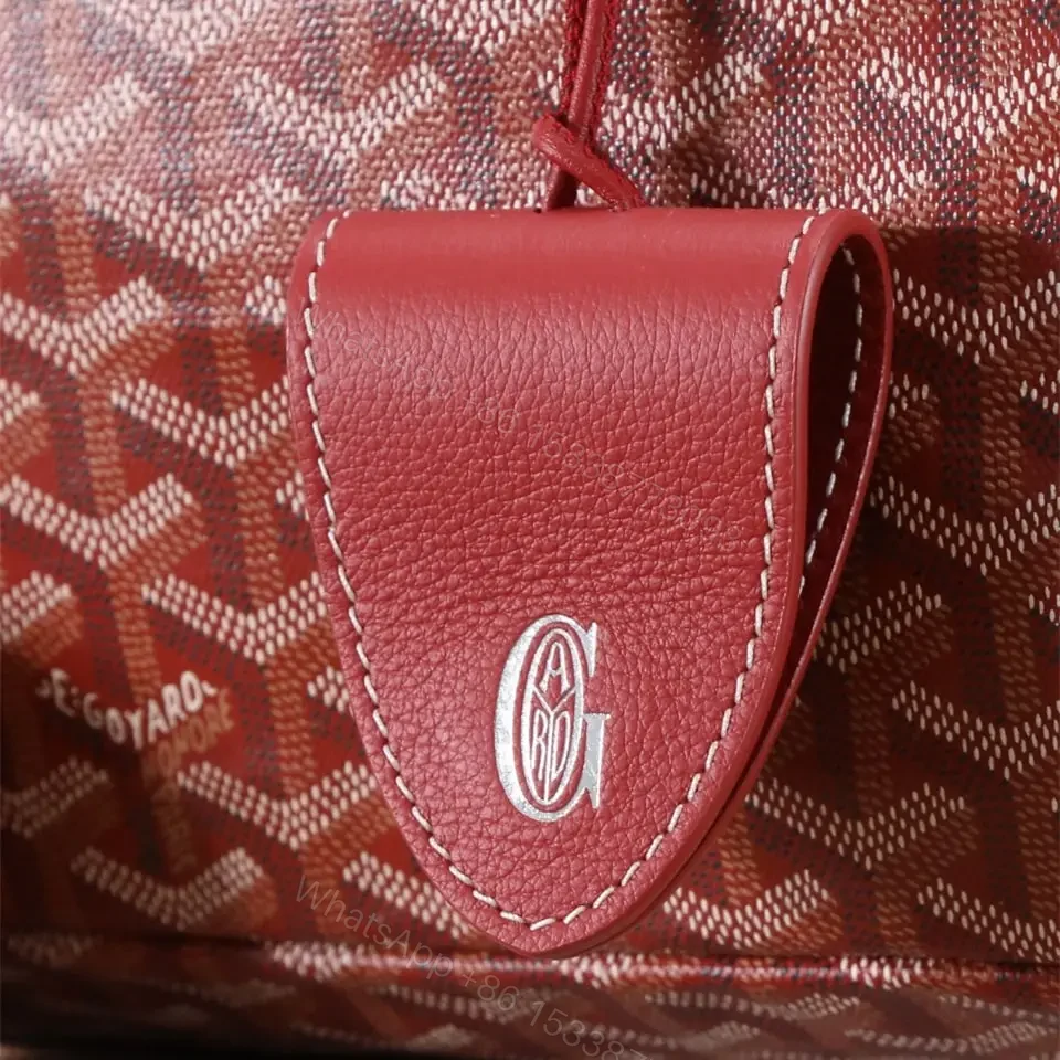 View 11 of 高仿Goyard*STLOUIP5滿印Tote手提袋鮮紅免檢版小號