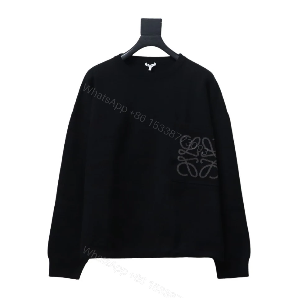 View 8 of Loewe Pocket Printed Sweater 24Fw black