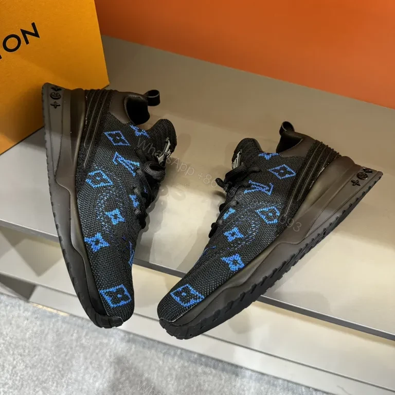 View 2 of Louis Vuitton Knit Runner: Blue Monogram, All-Day Comfort