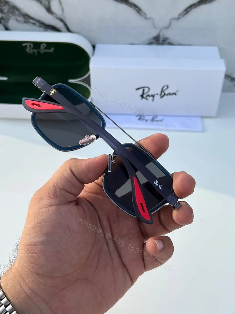 View 2 of First Copy RayBan 06 Blue Sunglasses