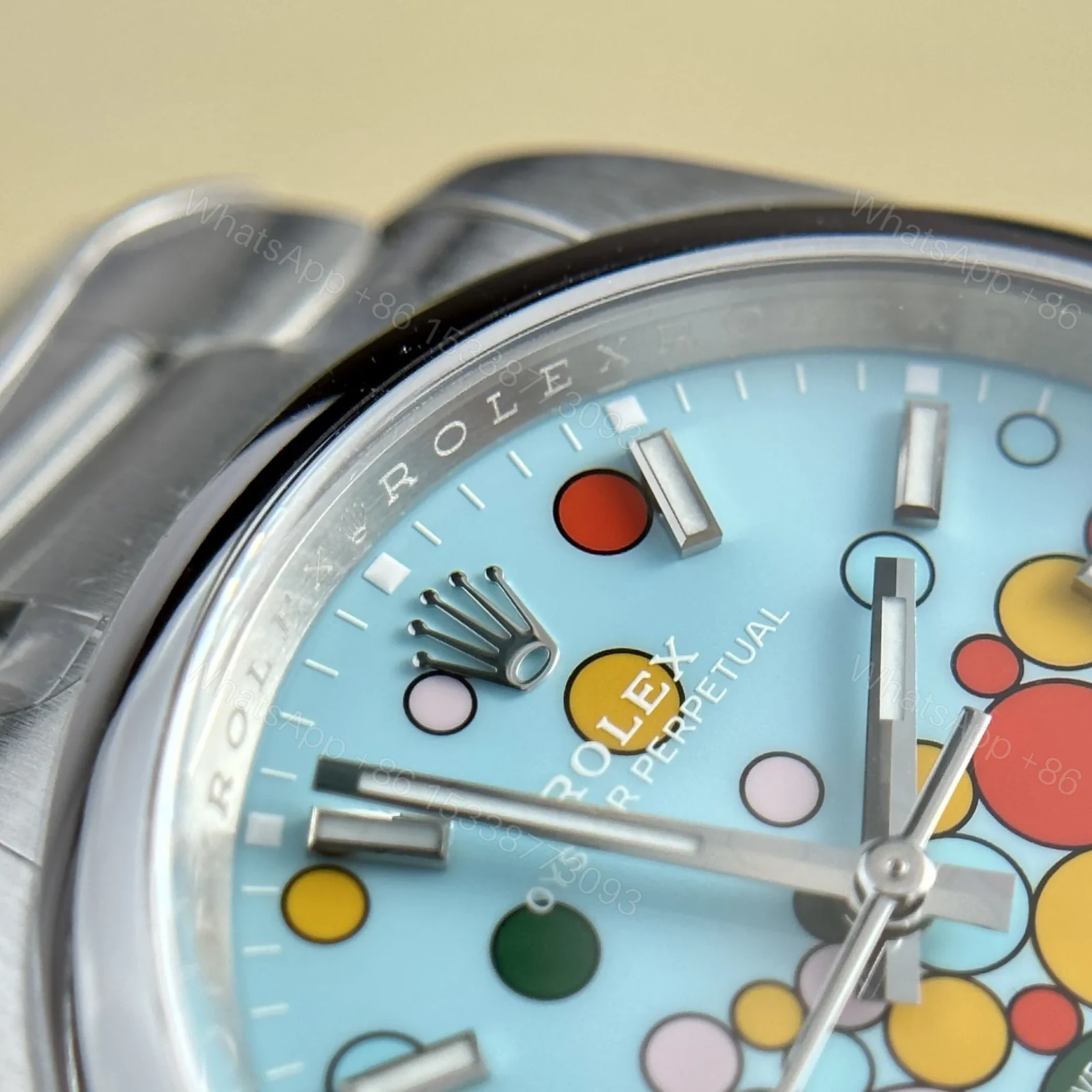 View 5 of Superclone Rolex Oyster Perpetual Turquoise blue Dial 277200 31 mm