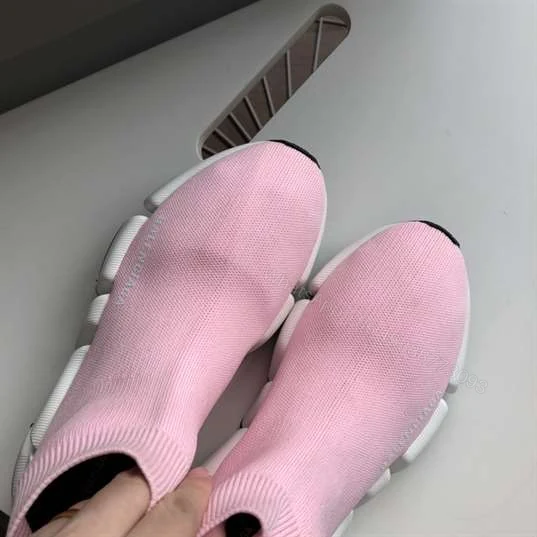 View 10 of BALENCIAGA SPEED 2.0 SNEAKER IN PINK- BB146