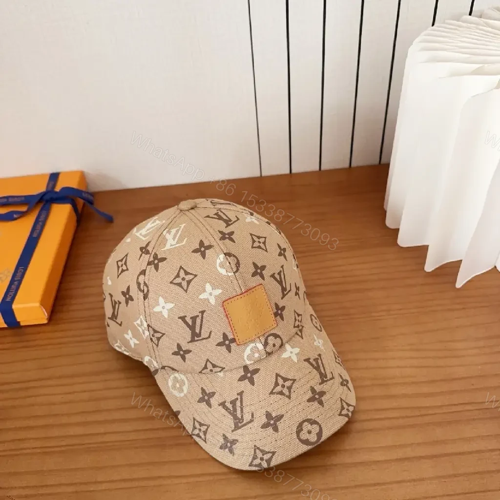 View 7 of Casual Luxe Cotton-Baseball Cap with Monogram Pattern