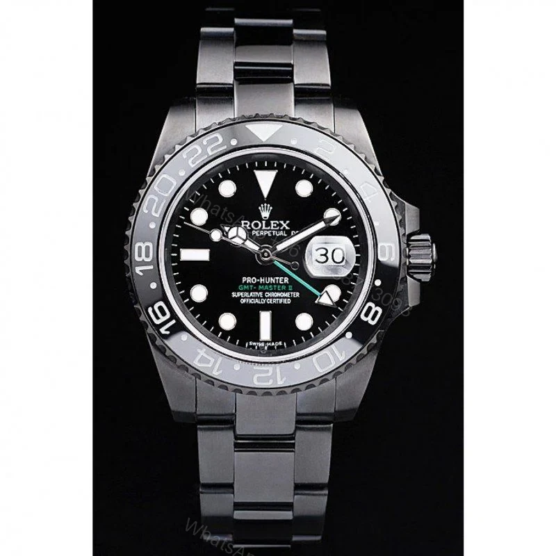 View 2 of Superclone Rolex GMT-Master II Black Dial REP016828