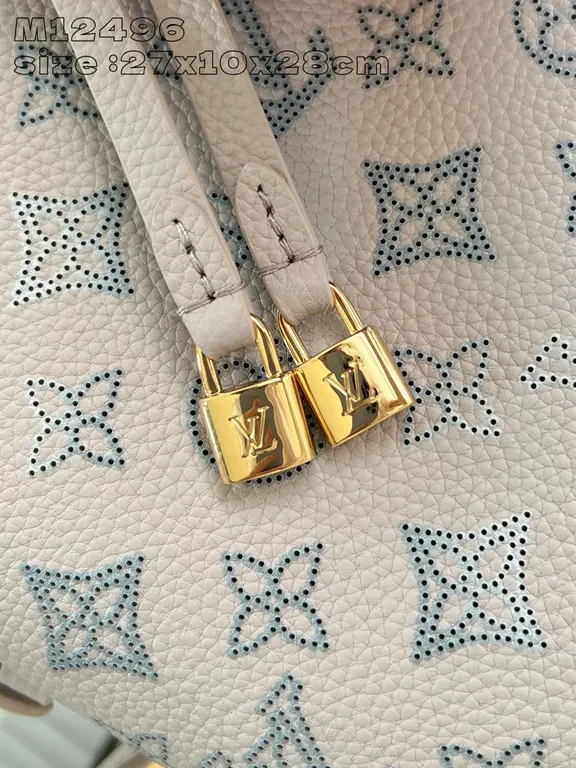 View 3 of Chic Taupe Monogram Satchel: Leather, Gold-Hardware, Everyday Luxe